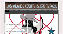Desktop Screenshot of lasheriffsposse.com